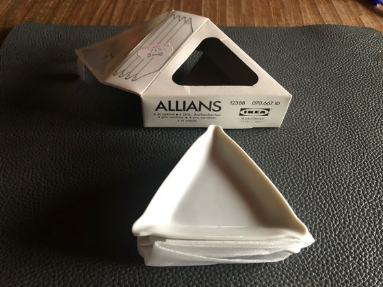 Image 1 of Ikea Allians Cendrier lot de 4 - État neuf - 1990 - Japon