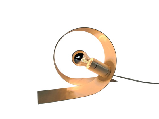 Image 1 of Massive - Made in Belgium - Looping lamp - table lamp - white lacquered - 90's