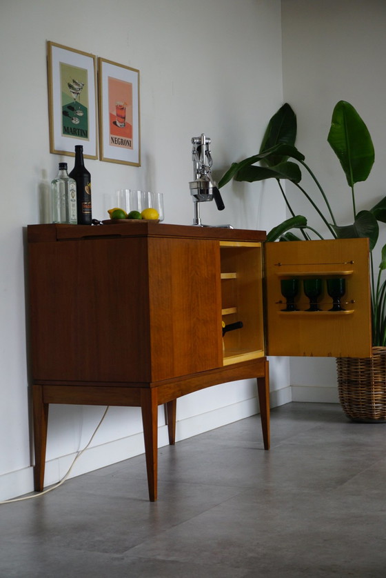 Image 1 of Vintage Barmeubel - Homebar met koelkast Ilse möbel