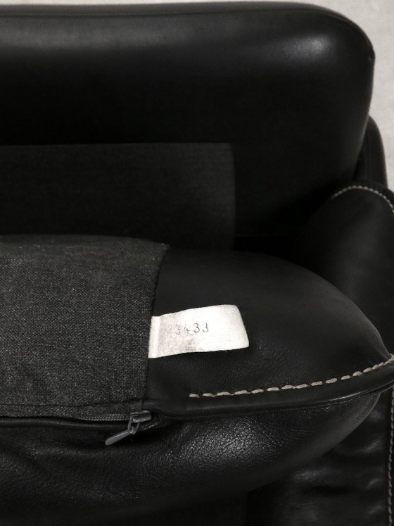 De Sede DS61 Sessel - schwarzes Leder, Vintage (Foto 13 von 15)