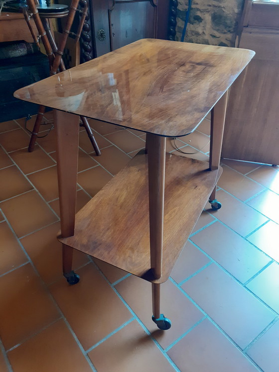 Image 1 of Desserte en bois vintage