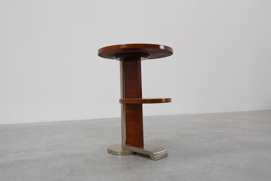 Image 1 of Table d'appoint moderniste Art déco à deux niveaux, France vers 1925