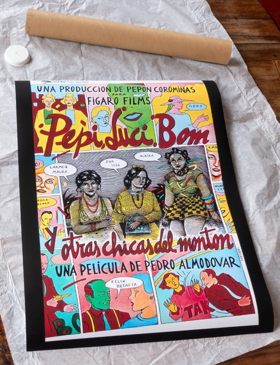 Image 1 of Pepi, Luci, Bom en andere meisjes van de Heap - Filmcultus van Almodóvar - Poster 50 × 70 cm