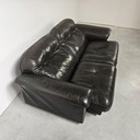 De Sede DS101, 2 places en cuir noir