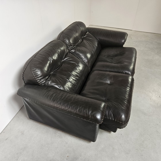Image 1 of De Sede DS101, zwart lederen 2-zit