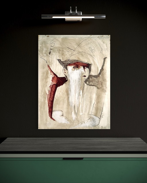 Robert Detheux beautiful painting from 1966