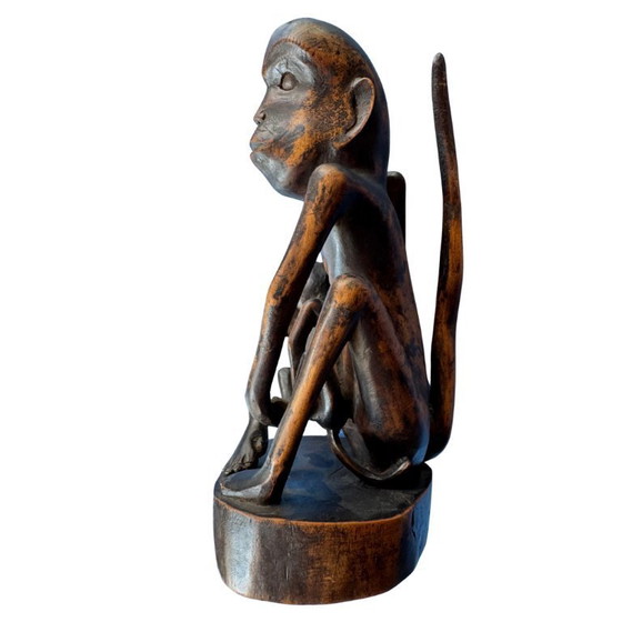 Image 1 of Scultura tribale - Madre e figlio - Stile Sepik - Papua Nuova Guinea - 1940-1960 ca.