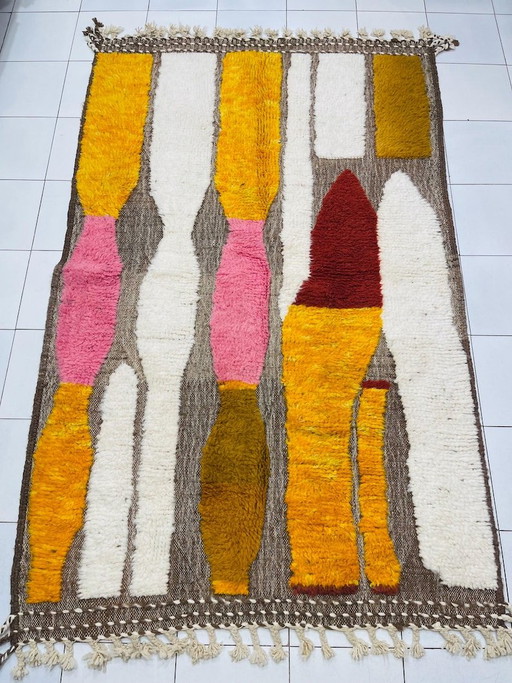Traditioneel Marokkaans Wollen Vloerkleed 140/260cm – vloerkleden en tapijten, Wool (photo 2 of 9)