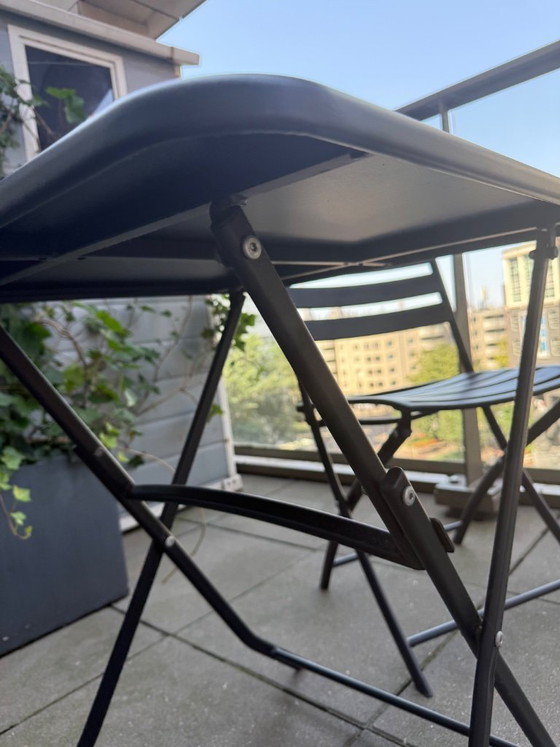 Image 1 of Garden/Terrace Table with 2 Chairs, Foldable