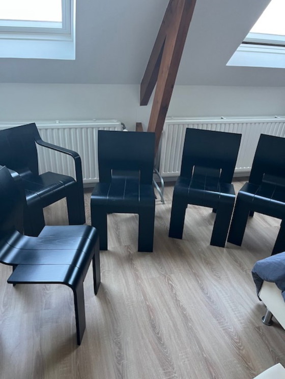 Image 1 of 5 Gijs Bakker comic strip chairs