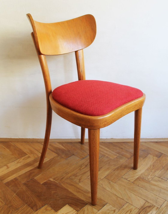 Image 1 of Juego de cuatro sillas de comedor Thonet, finales de la década de 1940