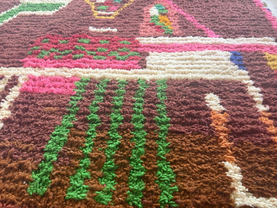 Moroccan wool rug with abstract composition – 308 × 211 cm – Baba Boho, Rugs & carpets (photo 8 of 11)