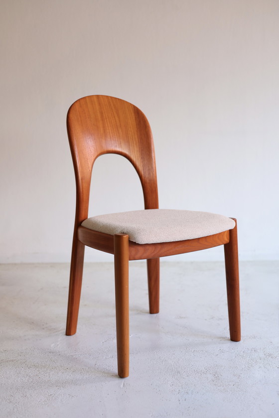 Image 1 of Set of 6 dining chairs model Morten, Niels Koefoed, 1960s