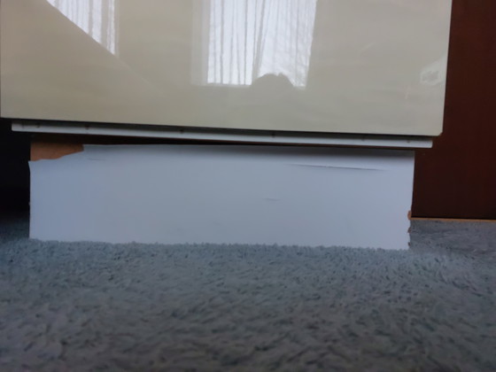 Image 1 of Lit simple vintage avec tables de chevet et coiffeuse