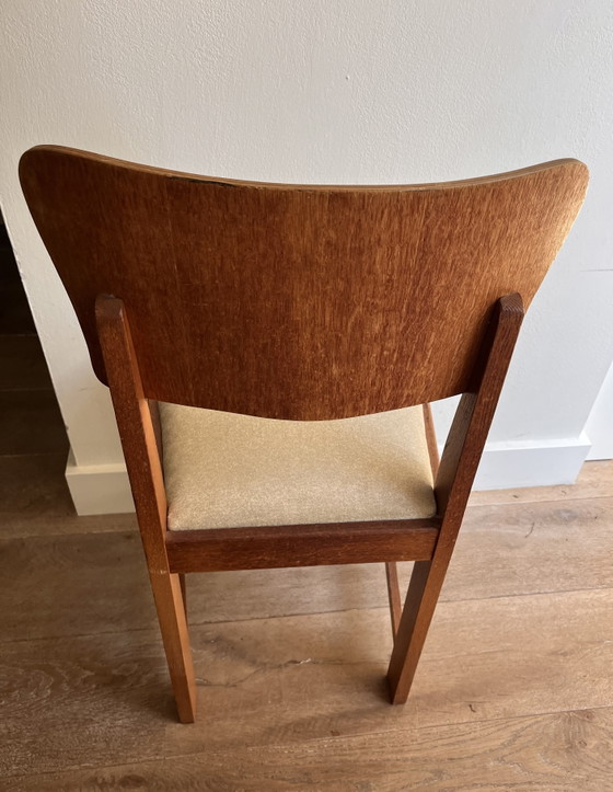 Silla de madera Art Déco – Sillas de comedor, Textile, Wood (photo 5 of 5)