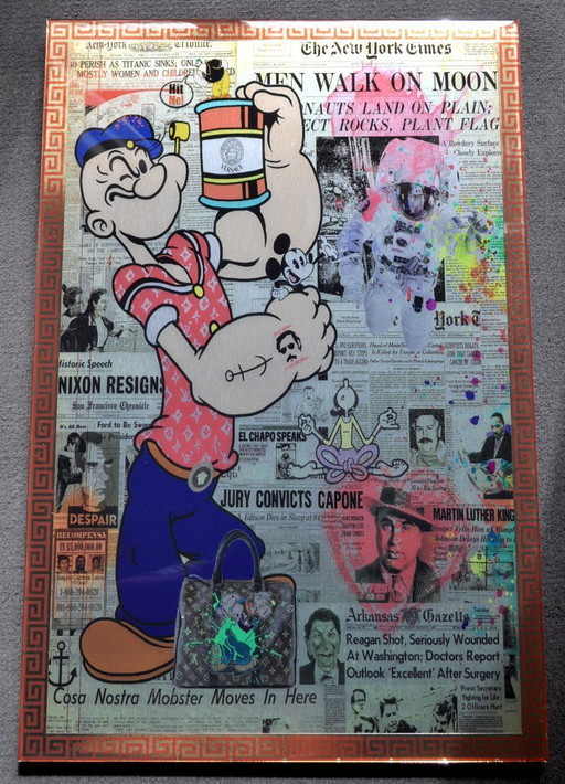 Van Apple - Tecnica mista - Moonwalker (rif. 3150)