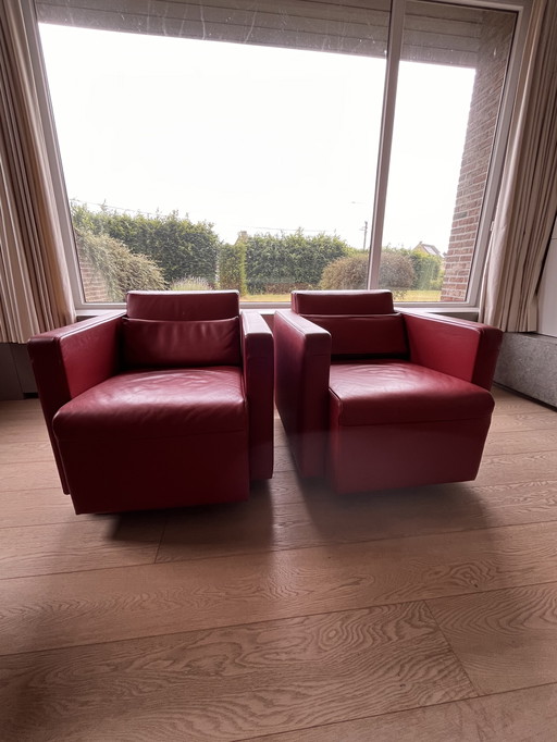 2 armchairs Jori - Lindo - swivel base