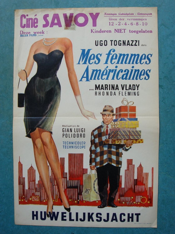 Image 1 of Partij originele filmposters uit de jaren 50-60