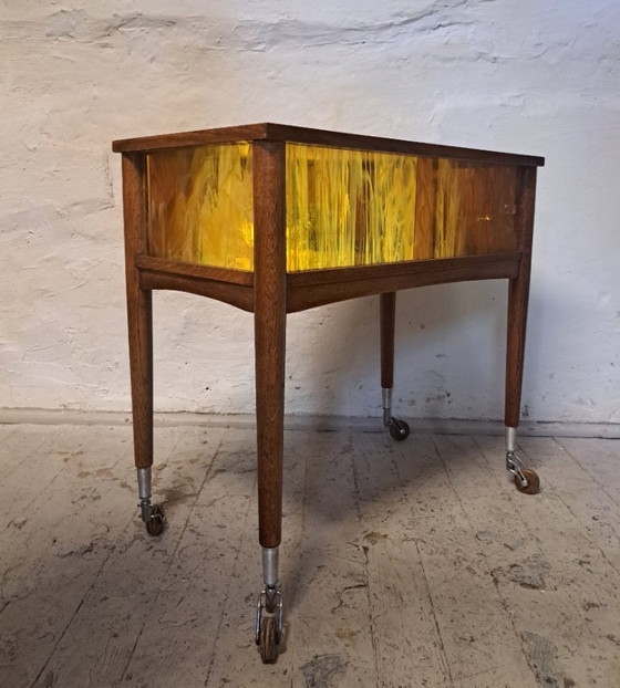 Commode de table en bois mobile des années 1970 – Vaisseliers, Wood (photo 5 of 5)