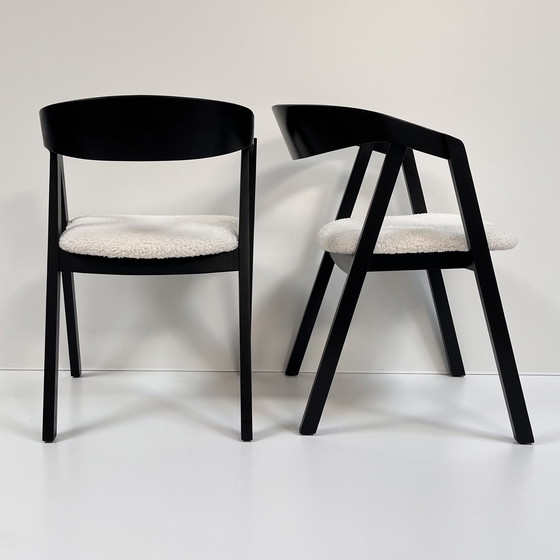 Image 1 of Scandinavisch design eetkamerstoelen