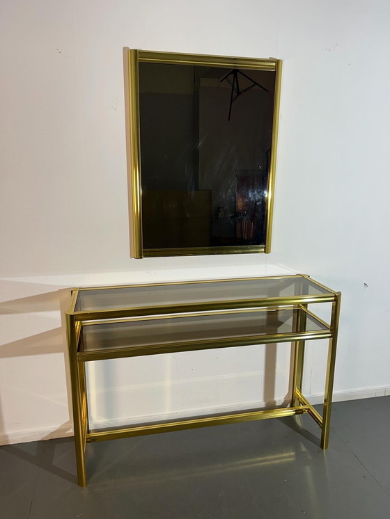 Image 1 of Pierre Vandel console & mirror '1970'