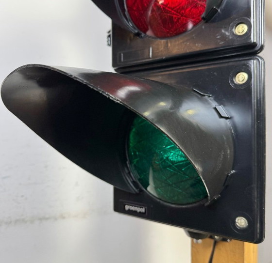 Image 1 of Feux de circulation industriels vintage, années 1980