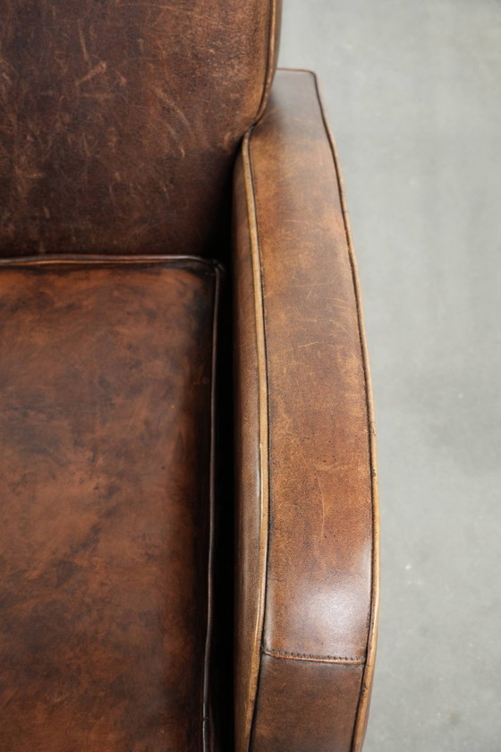 Image 1 of Sessel aus Schaffellleder mit wunderschönem, zeitlosem Design und herrlich warmen Farben