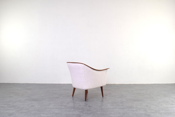 Image 1 of Fauteuils norvégiens en teck du Mid Century par Fredrik A. Kayser pour Vatne Lenestolfabrikk, 1960, ensemble de 2