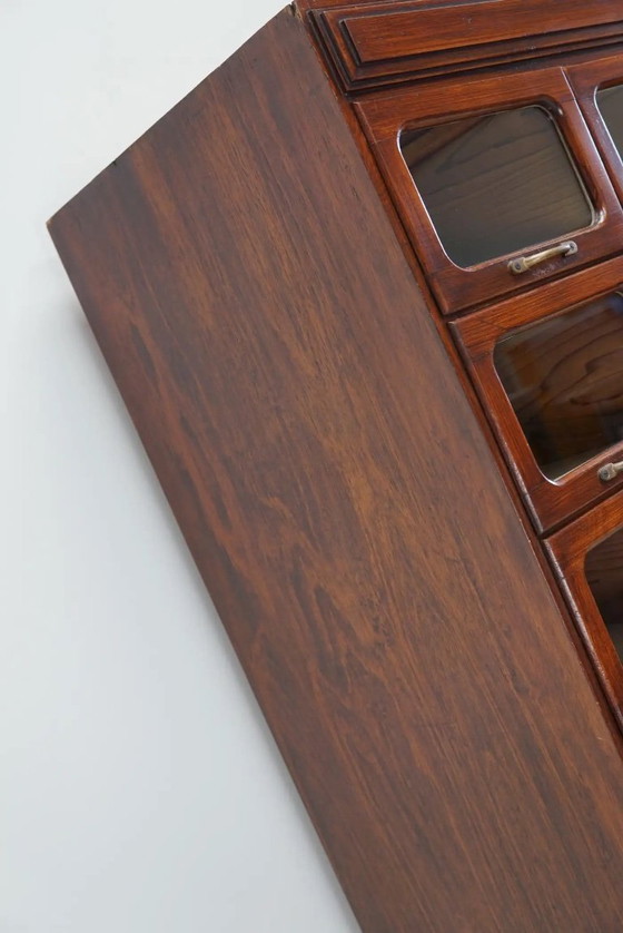 Image 1 of Englischer Kurzwarenschrank mit Glasschubladen, ca. 1930er Jahre