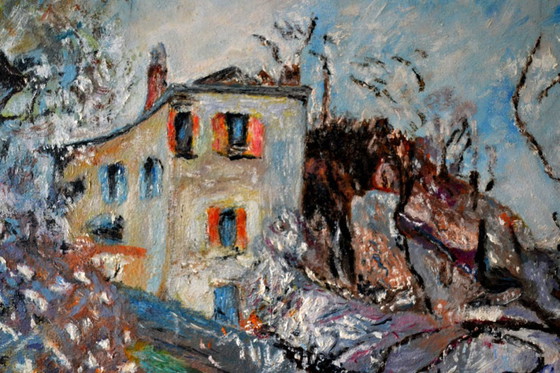 Image 1 of Impressionist Style Painting Reproduction of Pissarro