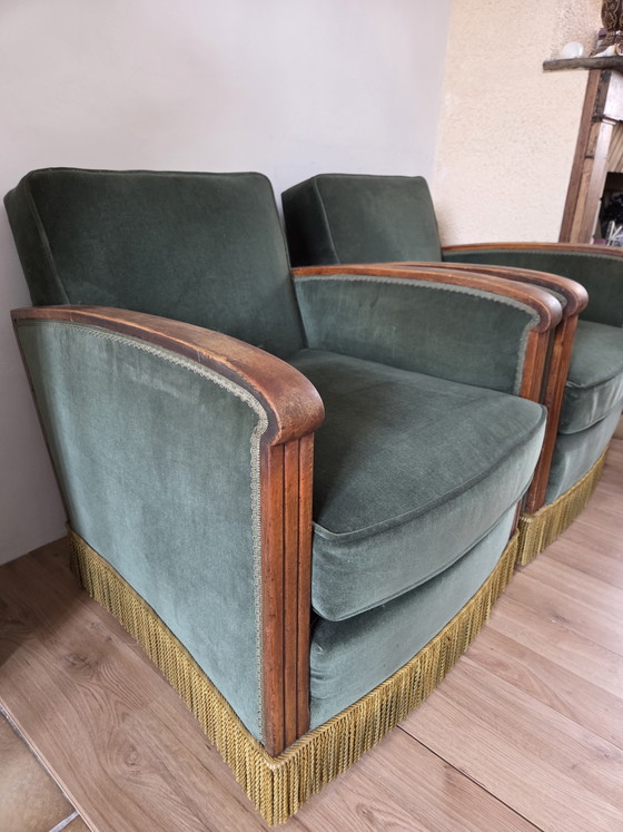 Image 1 of Paire de Fauteuils Art Déco