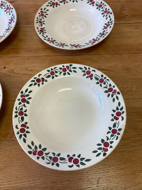 Image 1 of Set of 4 vintage "Montereau" plates