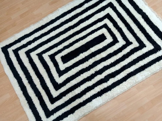 Image 1 of Marokkanischer Berber-Teppich, naturfarben, mit geometrischen Motiven, 250 cm x 150 cm 