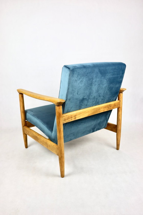 Image 1 of Blue Ocean GFM-142 Armchair attributed to Edmund Homa, 1970s