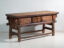 Antique console table in elm wood – China, circa 1900 – Brass (photo 9 of 40)