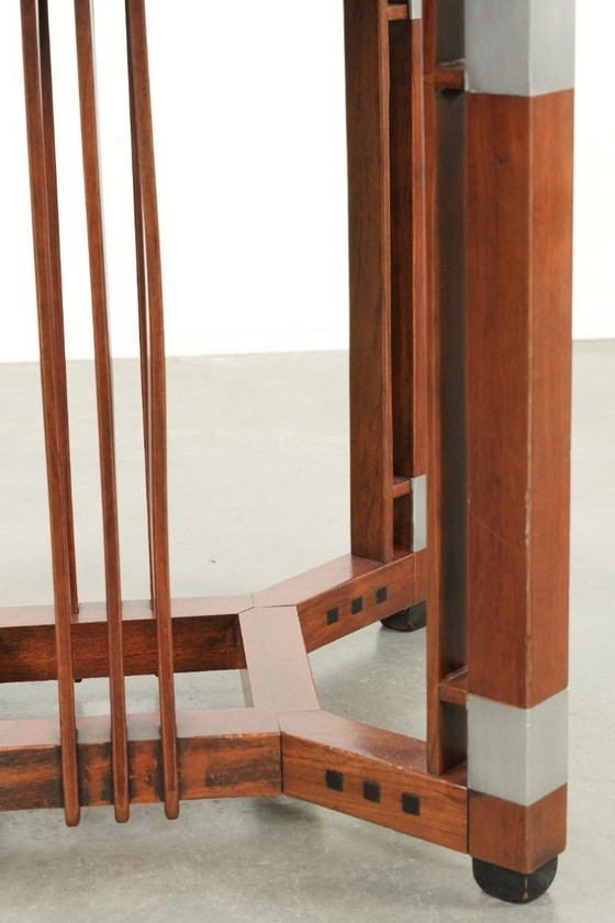 Image 1 of Table d'appoint/centre ronde Schuitema de style Art Déco, de la série Decoforma, en bon état.