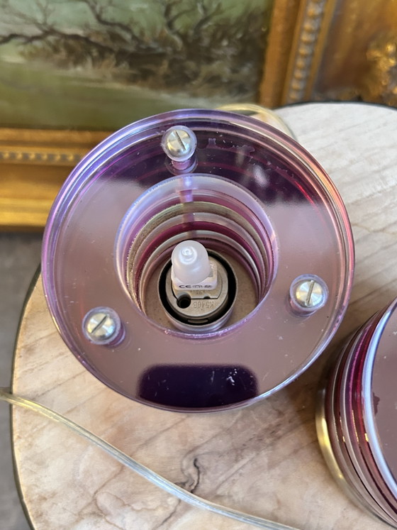 Coppia di Lampade da tavolo vintage Brilliant Palma – Metal, Glass (photo 4 of 12)