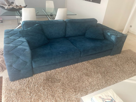 Image 1 of Divano Rofra Velvet verde