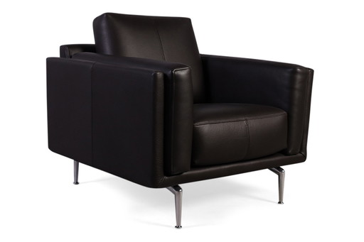 Fauteuil + pouf Leolux Bellice