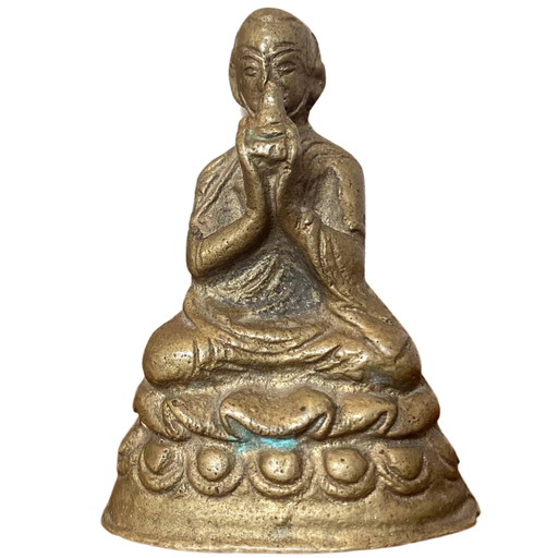 Le Maître Murmurant – Mahasiddha en Bronze Qualité Musée – Mongolie