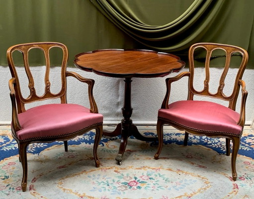 Coppia di poltrone Luigi XV – fauteuils (photo 2 of 5)
