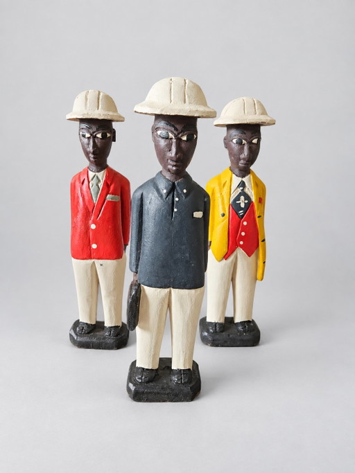Vintage Baoulé Colon-Figur