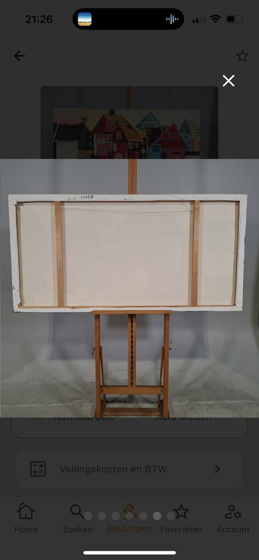 Unique painting by Seidel 140 x 70 cm "untitled"