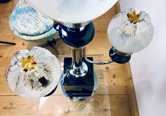 Image 1 of Large Carlo Nason Mazegga Table Lamp, , Italy, 1960s