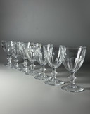 Set of 7 crystal glasses- Cristal d’Arques