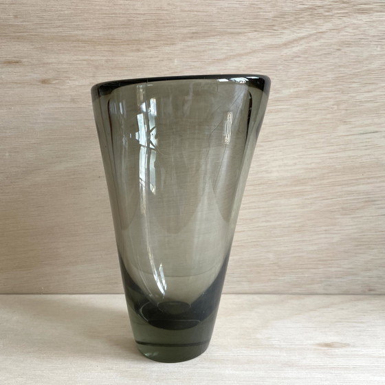 Image 1 of Vaso in vetro Holmegaard - Design danese, vetro vintage colorato