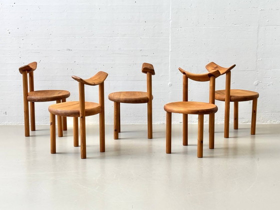 Image 1 of 5 chaises de Rainer Daumiller pour Hirtshals Savvaerk, années 1970