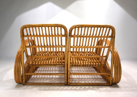 Image 1 of Canapé deux places en rotin Paul Frankl Design, 1940