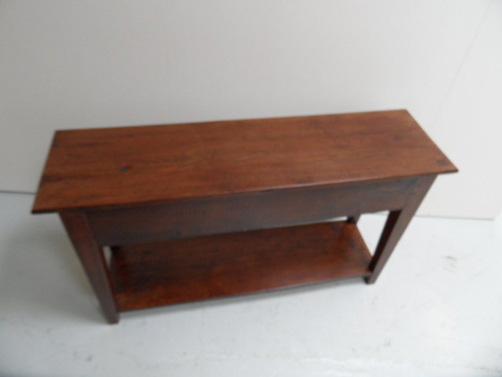 Tavolino antico con 2 cassetti – Tavolini, Wood (photo 12 of 12)