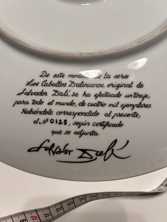 Image 1 of Plato de Dalí "San Jorge" / serie "Los caballos dalinianos"